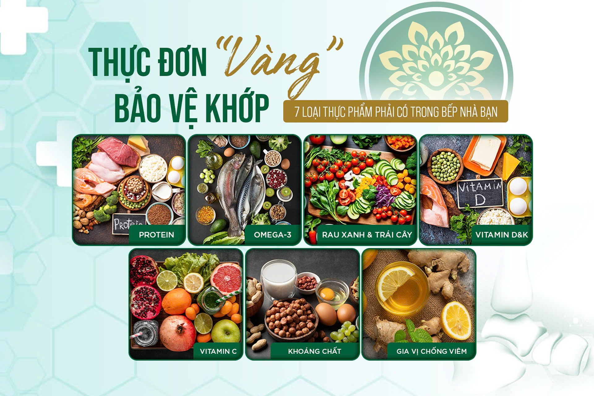 NHÓM THỰC PHẨM CHO XƯƠNG KHỚP CHẮC KHỎE